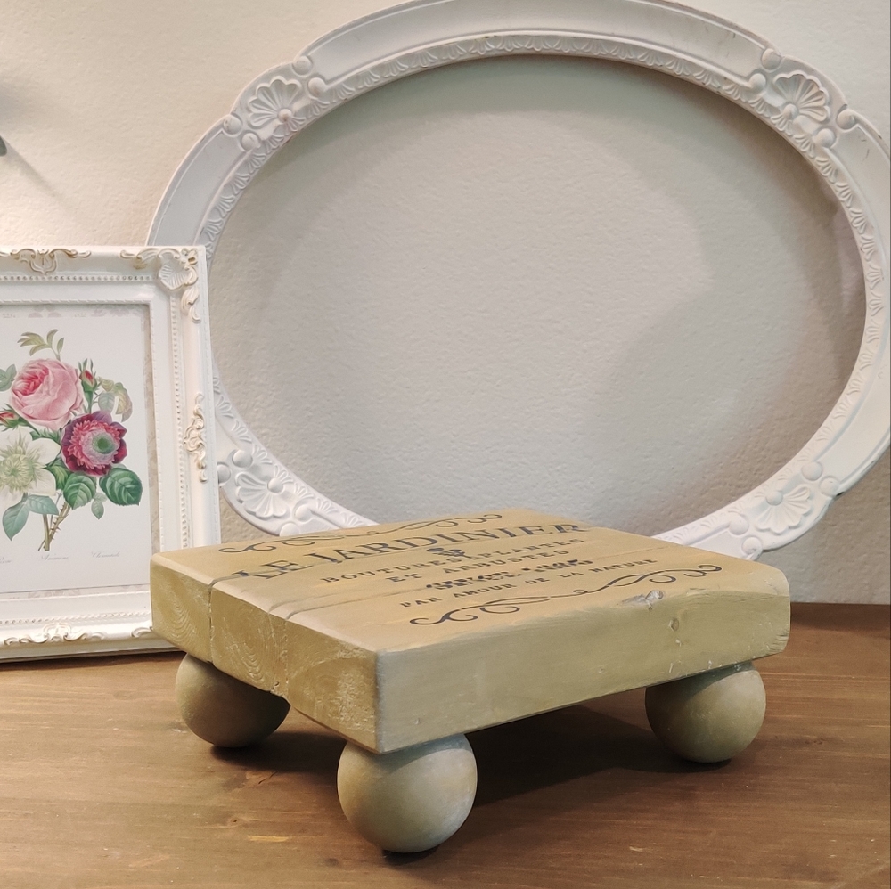 Le Jardinier Solid Wood Rustic Riser - Picture 4 of 6